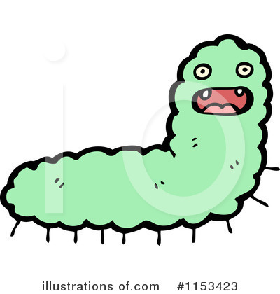 Royalty-Free (RF) Caterpillar Clipart Illustration by lineartestpilot - Stock Sample #1153423