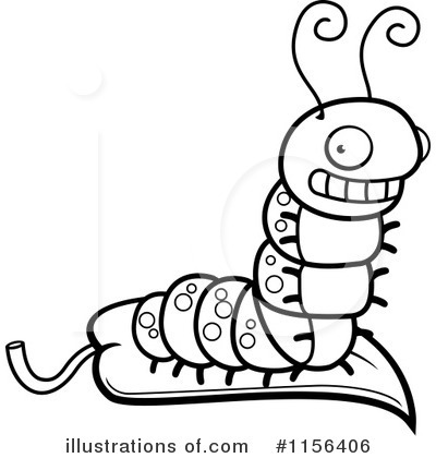 Royalty-Free (RF) Caterpillar Clipart Illustration by Cory Thoman - Stock Sample #1156406