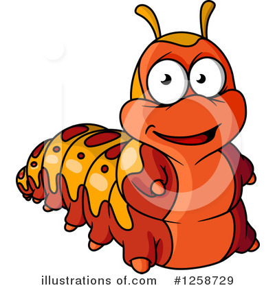 Caterpillar Clipart #1258729 by Vector Tradition SM