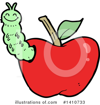 Royalty-Free (RF) Caterpillar Clipart Illustration by lineartestpilot - Stock Sample #1410733