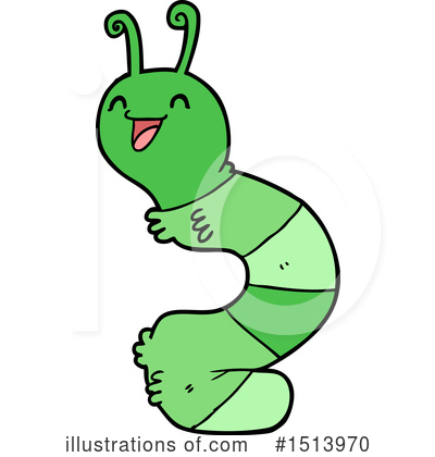 Royalty-Free (RF) Caterpillar Clipart Illustration by lineartestpilot - Stock Sample #1513970