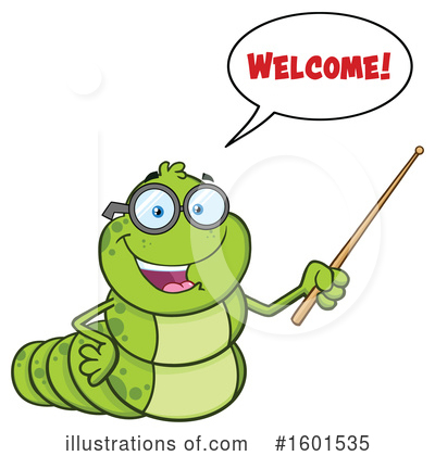 Royalty-Free (RF) Caterpillar Clipart Illustration by Hit Toon - Stock Sample #1601535