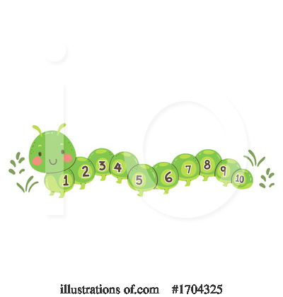 Royalty-Free (RF) Caterpillar Clipart Illustration by BNP Design Studio - Stock Sample #1704325