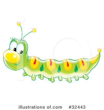 Caterpillar Clipart #32443 by Alex Bannykh