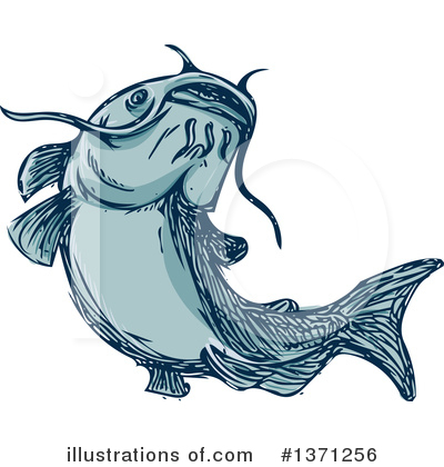 Catfish Clipart #1371256 by patrimonio