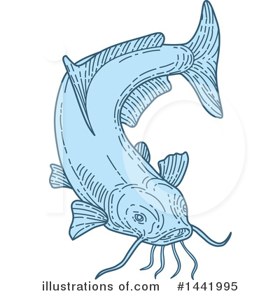 Catfish Clipart #1441995 by patrimonio