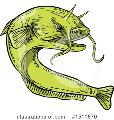 Catfish Clipart #1511670 by patrimonio