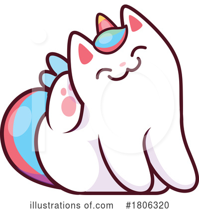 Royalty-Free (RF) Caticorn Clipart Illustration by Vector Tradition SM - Stock Sample #1806320