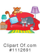 Cats Clipart #1112691 by visekart