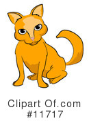 Cats Clipart #11717 by AtStockIllustration