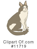 Cats Clipart #11719 by AtStockIllustration