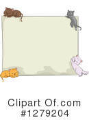 Cats Clipart #1279204 by BNP Design Studio