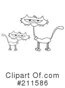 Cats Clipart #211586 by Hit Toon