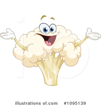 Royalty-Free (RF) Cauliflower Clipart Illustration by yayayoyo - Stock Sample #1095139