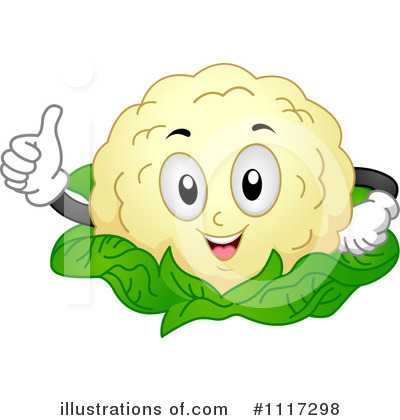 Royalty-Free (RF) Cauliflower Clipart Illustration by BNP Design Studio - Stock Sample #1117298