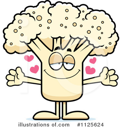 Royalty-Free (RF) Cauliflower Clipart Illustration by Cory Thoman - Stock Sample #1125624
