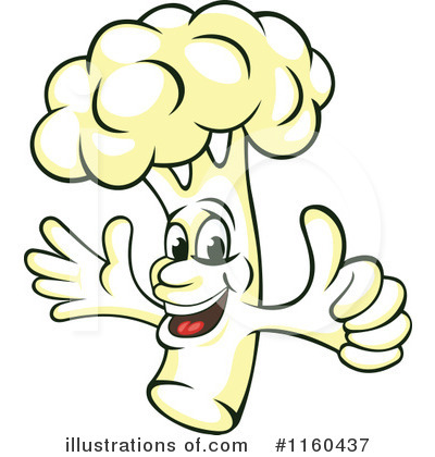 Royalty-Free (RF) Cauliflower Clipart Illustration by Vector Tradition SM - Stock Sample #1160437