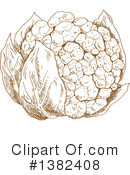 Cauliflower Clipart #1382408 by Vector Tradition SM
