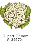 Cauliflower Clipart #1395701 by Vector Tradition SM
