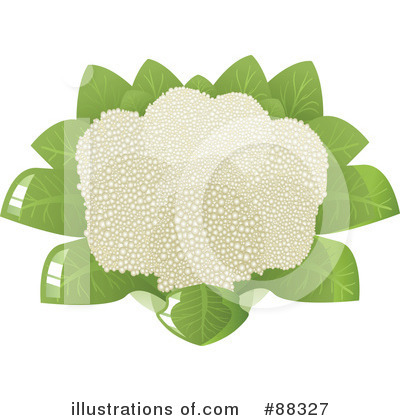 Royalty-Free (RF) Cauliflower Clipart Illustration by Tonis Pan - Stock Sample #88327