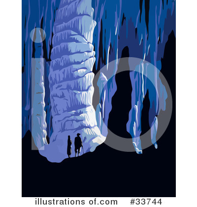 Royalty-Free (RF) Cave Clipart Illustration by JVPD - Stock Sample #33744