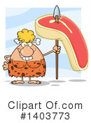 Cave Woman Clipart #1403773 by Hit Toon