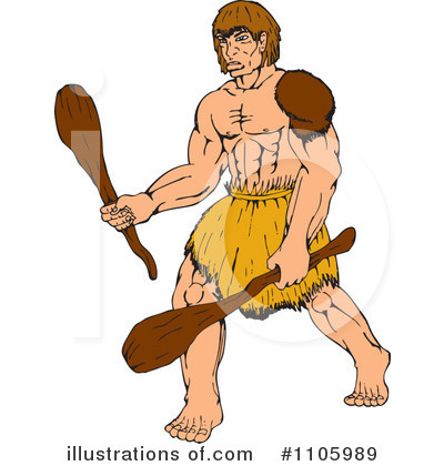 Caveman Clipart #1105989 by patrimonio
