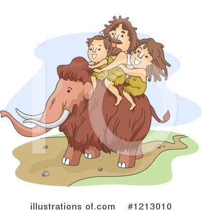 Royalty-Free (RF) Caveman Clipart Illustration by BNP Design Studio - Stock Sample #1213010