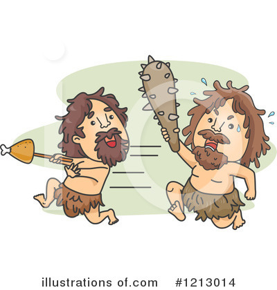 Royalty-Free (RF) Caveman Clipart Illustration by BNP Design Studio - Stock Sample #1213014