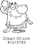 Caveman Clipart #1215763 by Hit Toon