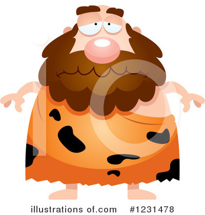 Royalty-Free (RF) Caveman Clipart Illustration by Cory Thoman - Stock Sample #1231478