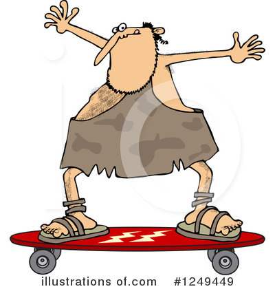 Skateboarding Clipart #1249449 by djart