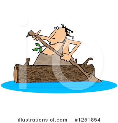 Canoeing Clipart #1251854 by djart