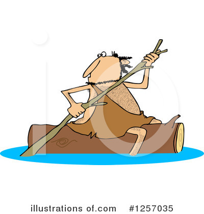 Royalty-Free (RF) Caveman Clipart Illustration by djart - Stock Sample #1257035