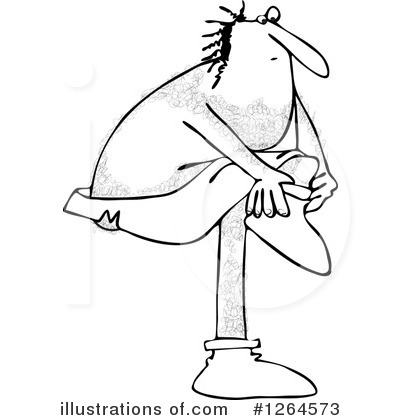 Royalty-Free (RF) Caveman Clipart Illustration by djart - Stock Sample #1264573