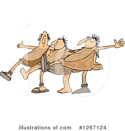 Royalty-Free (RF) Caveman Clipart Illustration by djart - Stock Sample #1267124