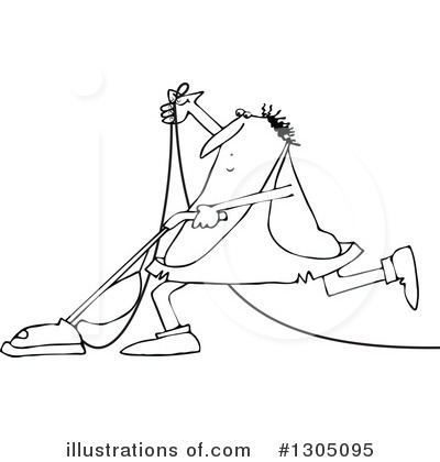 Royalty-Free (RF) Caveman Clipart Illustration by djart - Stock Sample #1305095