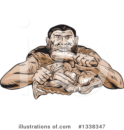 Caveman Clipart #1338347 by patrimonio