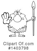 Caveman Clipart #1403798 by Hit Toon