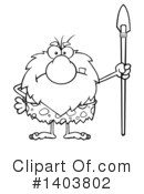 Caveman Clipart #1403802 by Hit Toon
