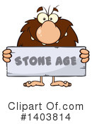 Caveman Clipart #1403814 by Hit Toon