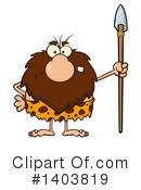 Caveman Clipart #1403819 by Hit Toon