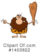 Caveman Clipart #1403822 by Hit Toon