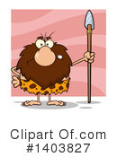 Caveman Clipart #1403827 by Hit Toon