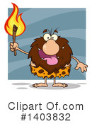 Caveman Clipart #1403832 by Hit Toon