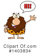 Caveman Clipart #1403834 by Hit Toon