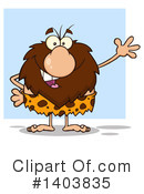 Caveman Clipart #1403835 by Hit Toon
