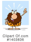 Caveman Clipart #1403836 by Hit Toon