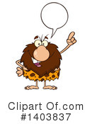 Caveman Clipart #1403837 by Hit Toon