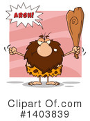 Caveman Clipart #1403839 by Hit Toon